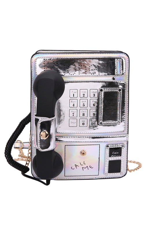 Phone Printed Crossbody Bag