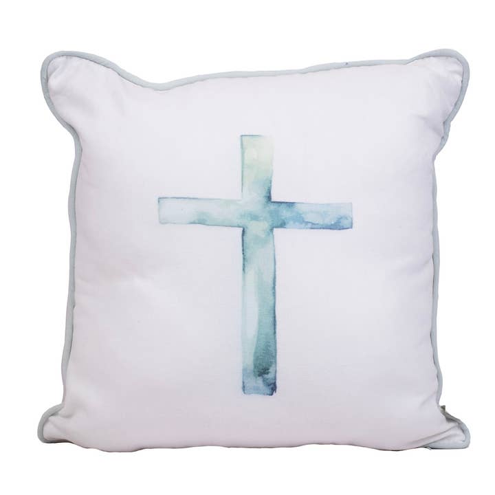 Jade Cross Pillow 16x16