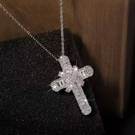 Baguette Cross Pendant