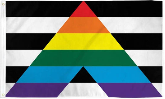 Gay Straight Alliance Flag 3x5ft Poly