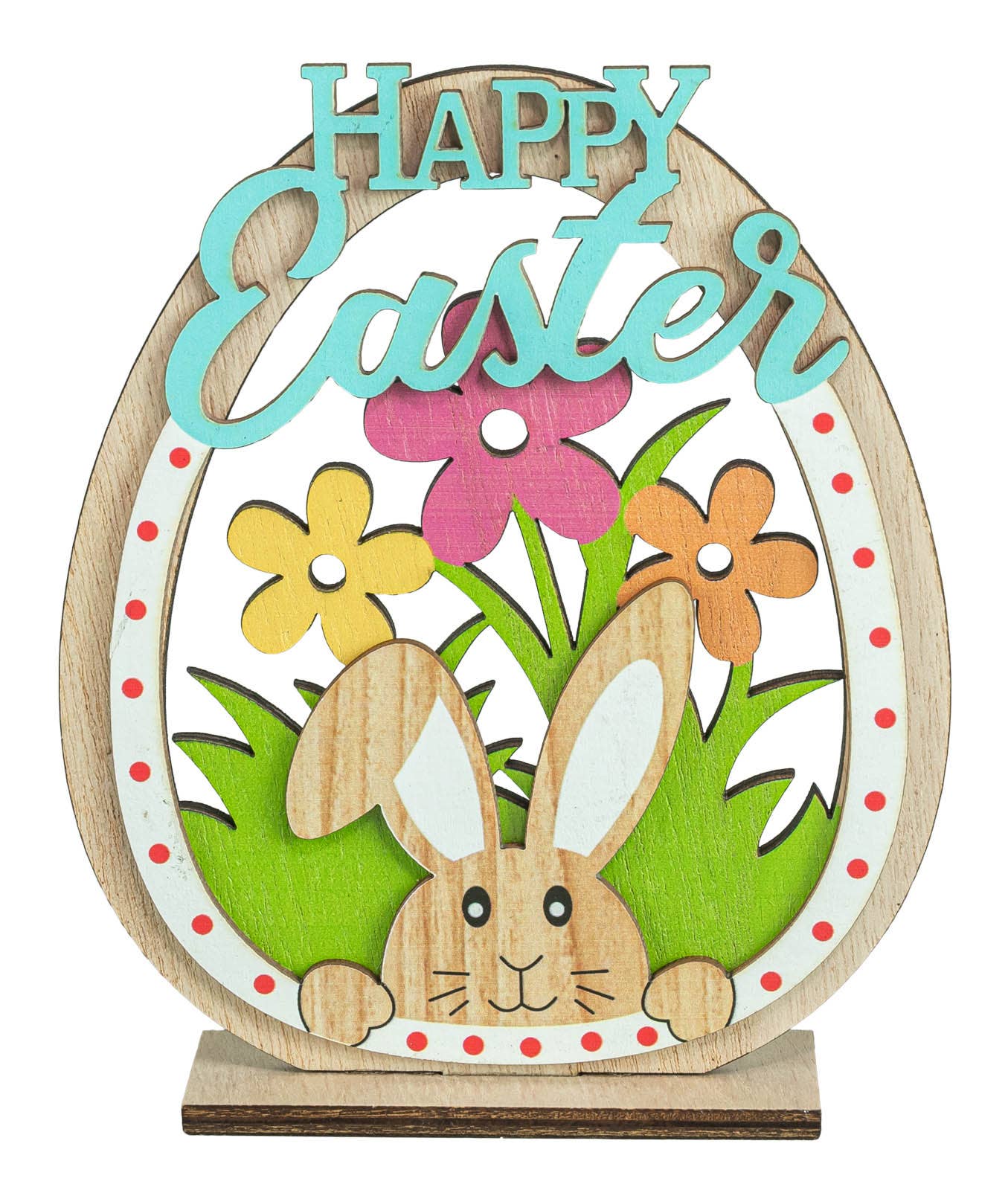 Happy Easter Egg Cutout Tabletop
