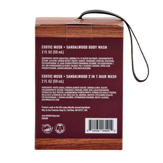 Travel Duo Gift Set: Exotic Musk & Sandlewood