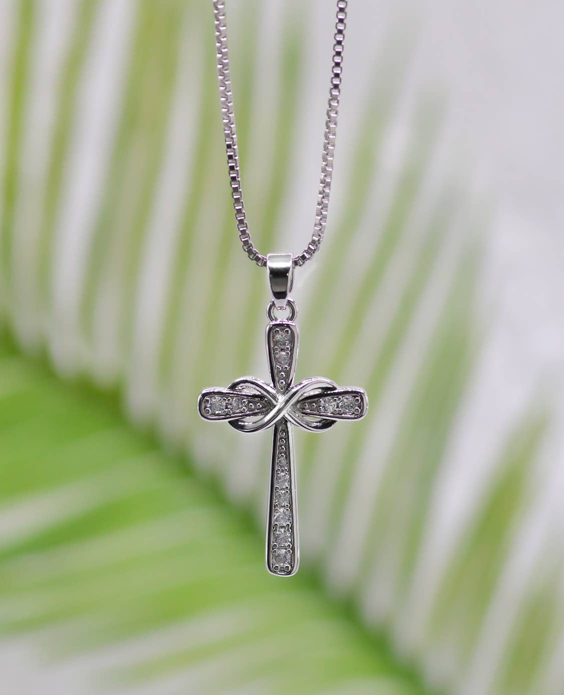Infinity Cross Necklace