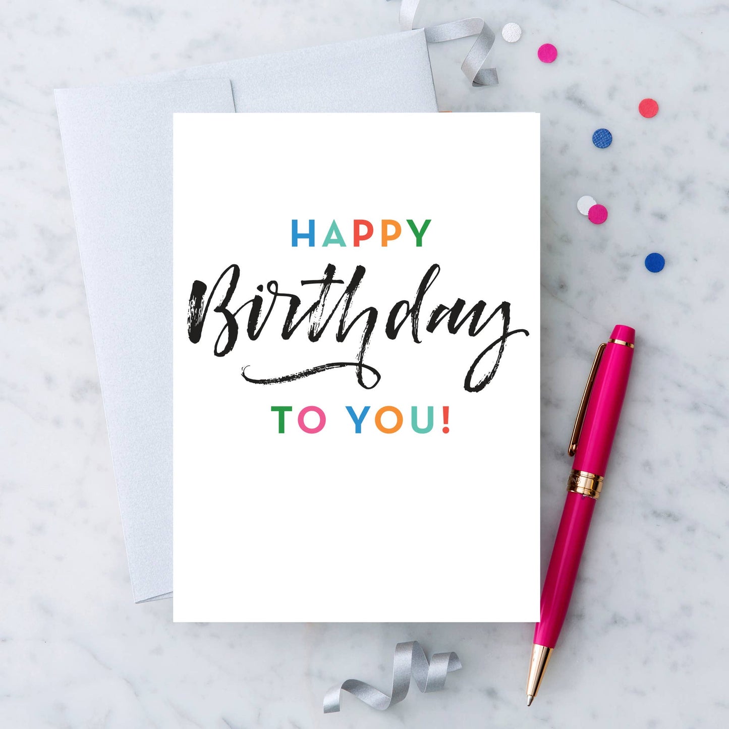 "Happy Birthday To You!" Greeting Card