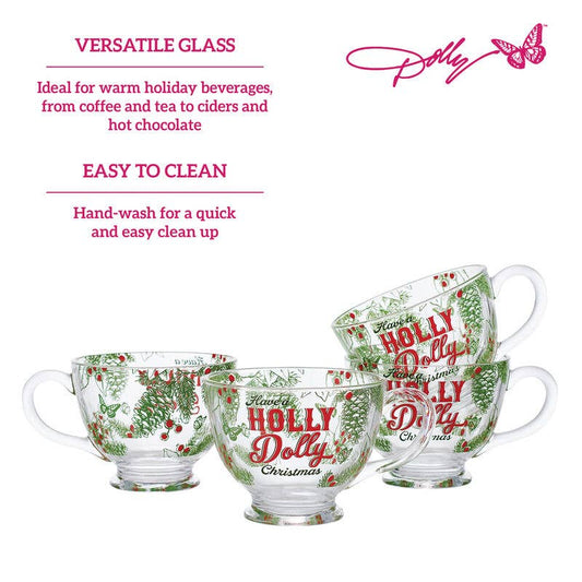 Dolly Parton Holly Dolly Wide Mug S/4 Gift Box