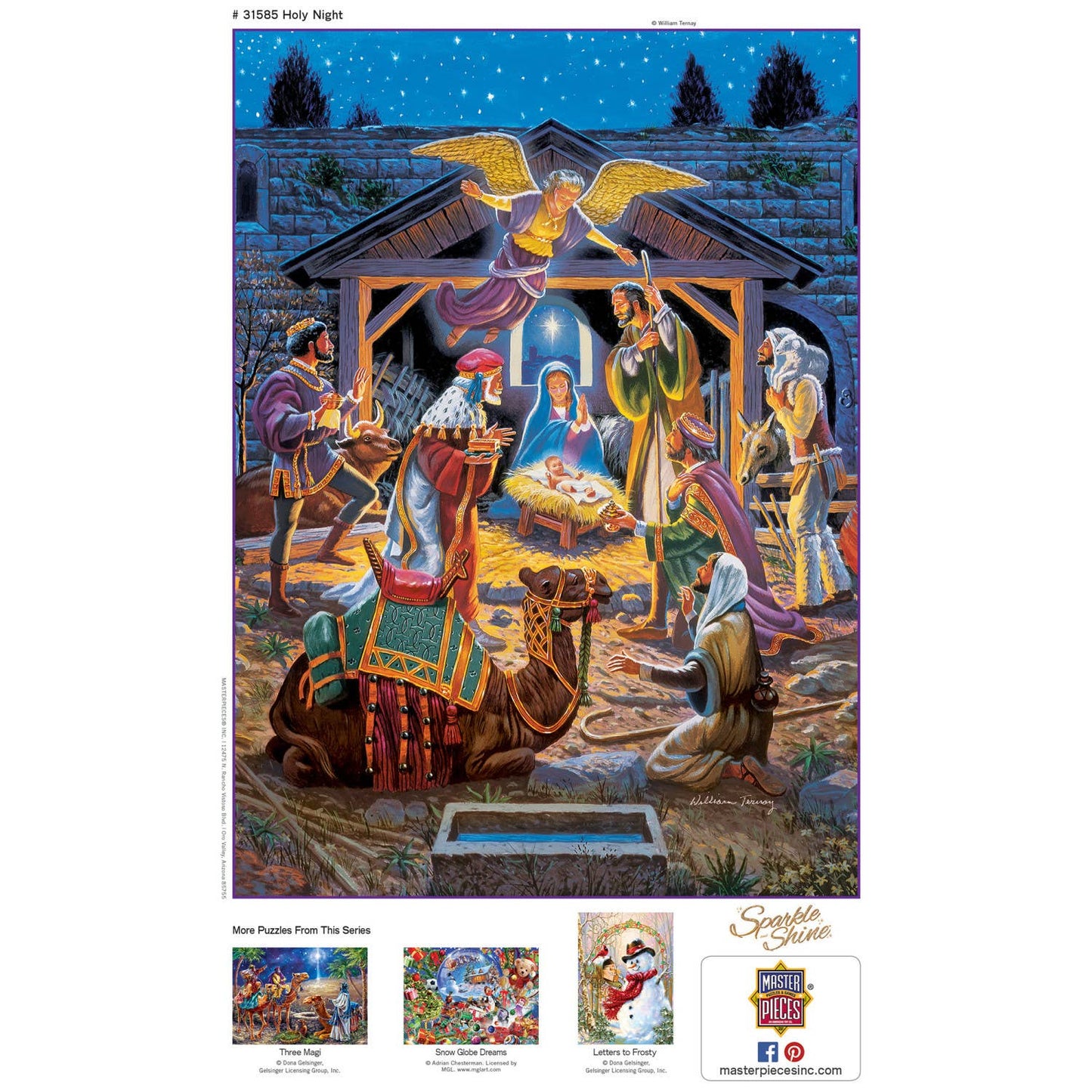 Sparkle & Shine - Holy Night 500 Piece Glitter Puzzle