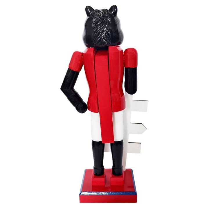 12" SMU Mascot Nutcracker
