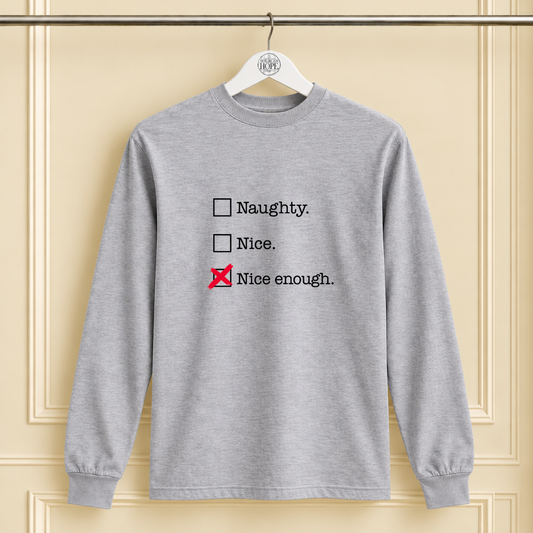 "Naughty or Nice" Christmas Shirt