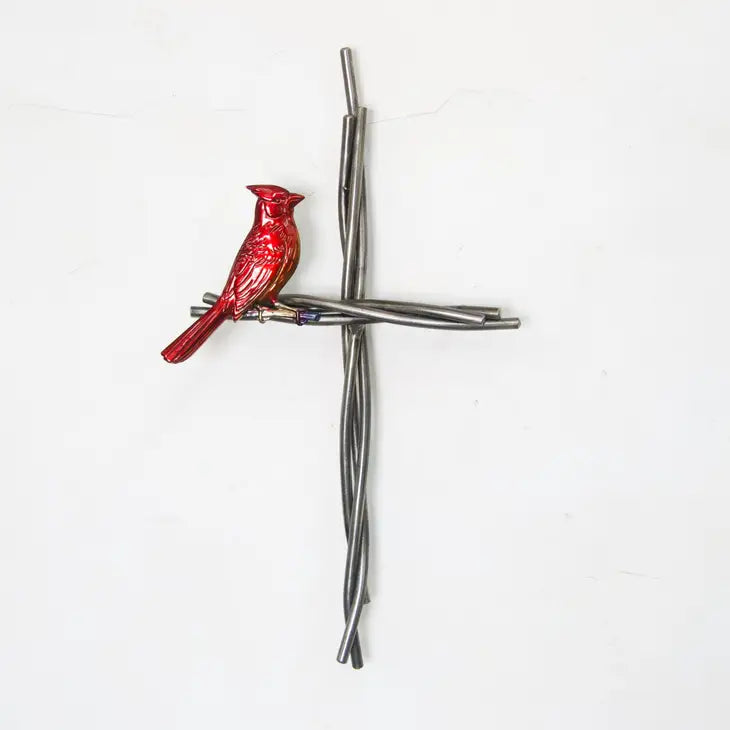 Cardinal and Vine Cross