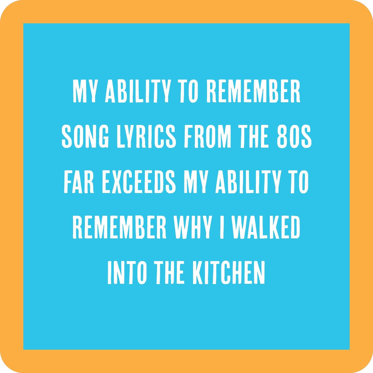 Song Lyrics Coaster - Sale