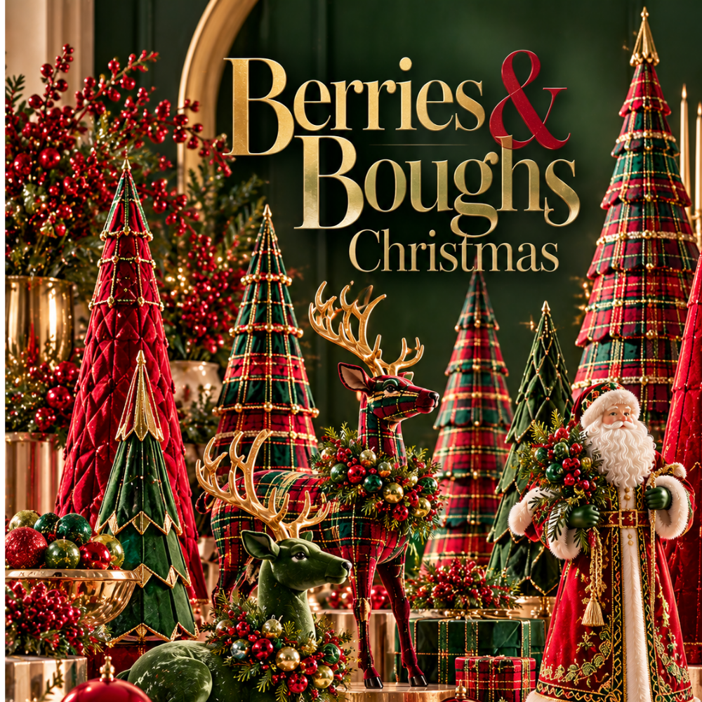 Berries and Boughs Christmas Decor