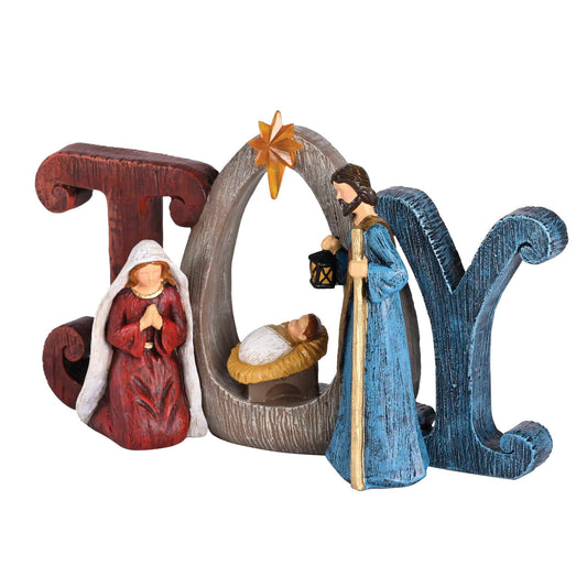 Nativity 1 Piece 4.75H Joy Holy Family