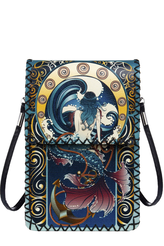 Mermaid Printed Crossbody