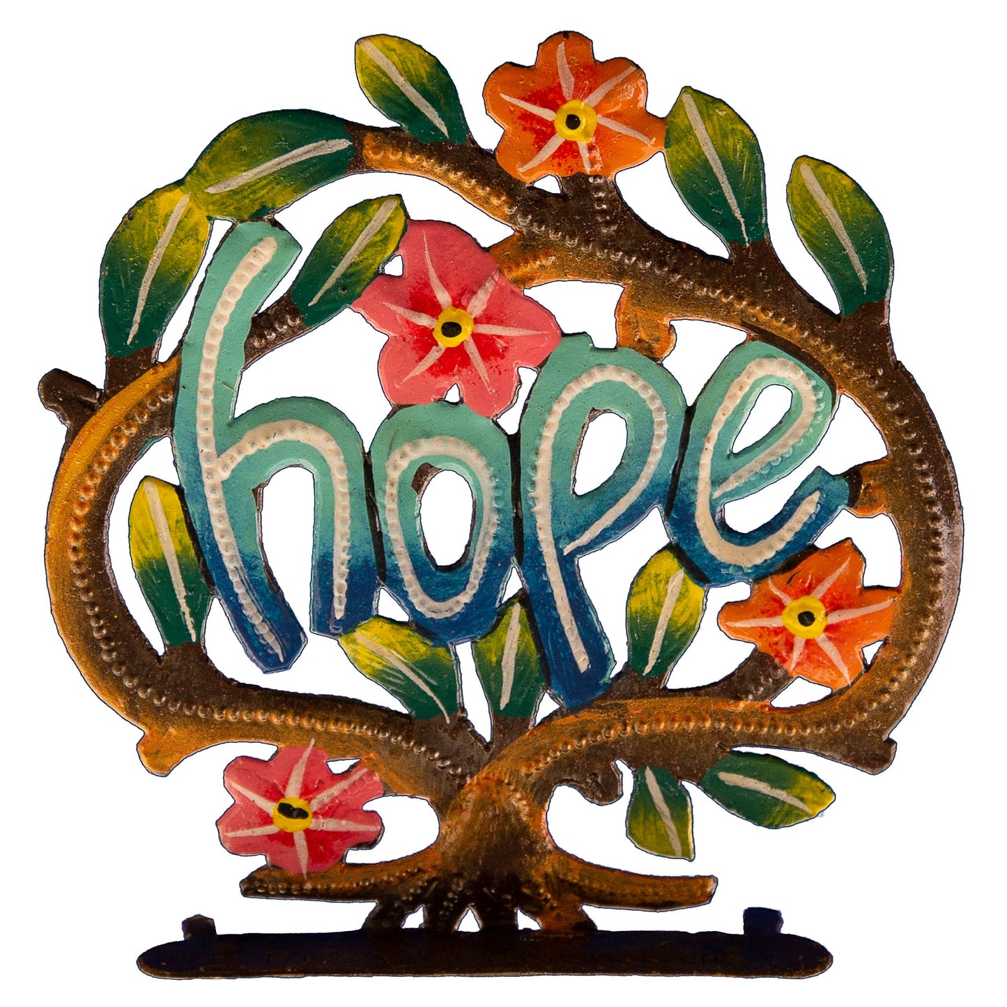 Freestanding Painted Hope Tree