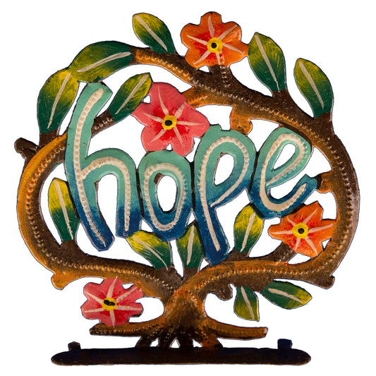 Freestanding Painted Hope Tree