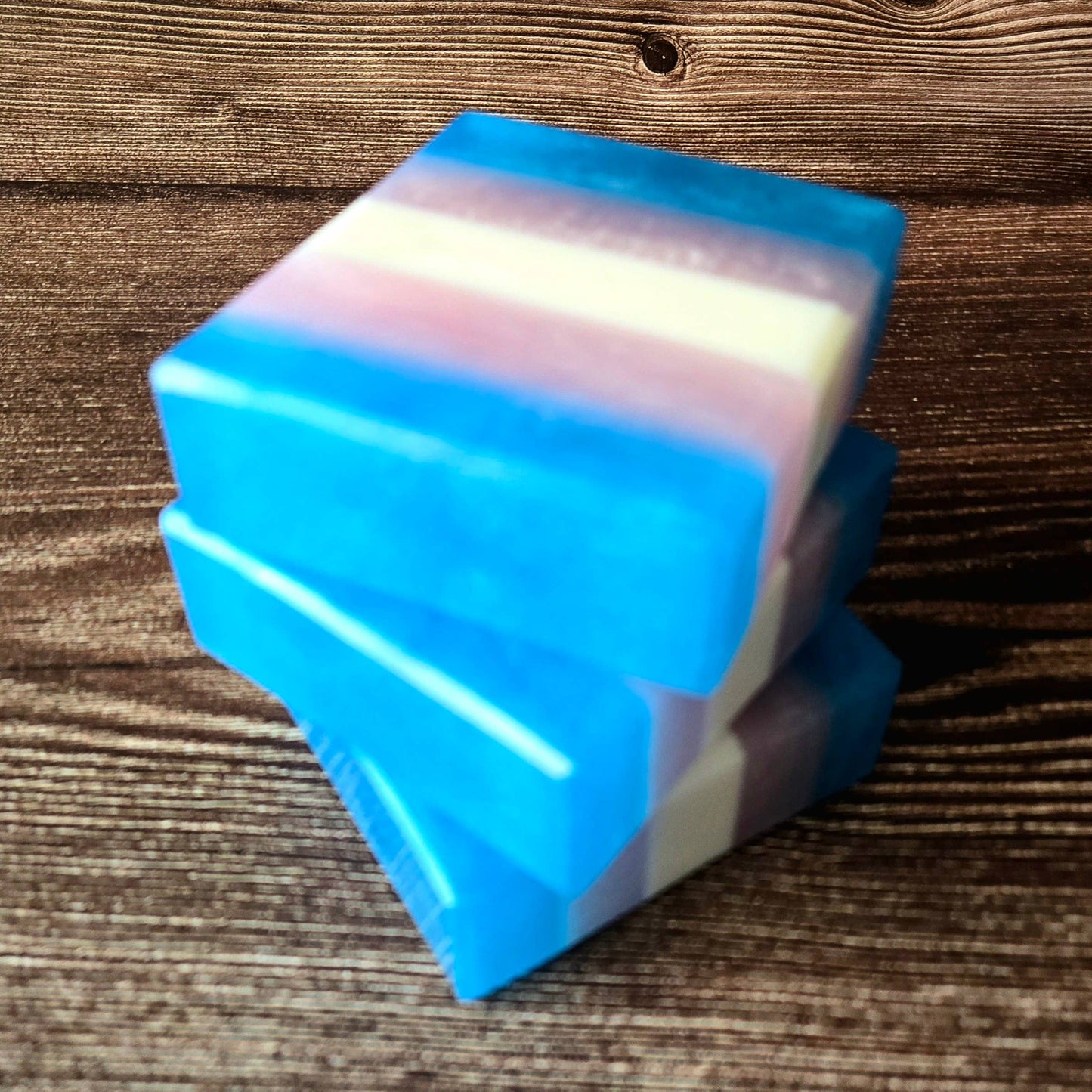 Trans Pride Handcrafted Soap, LBGTQ Pride Flag Soap