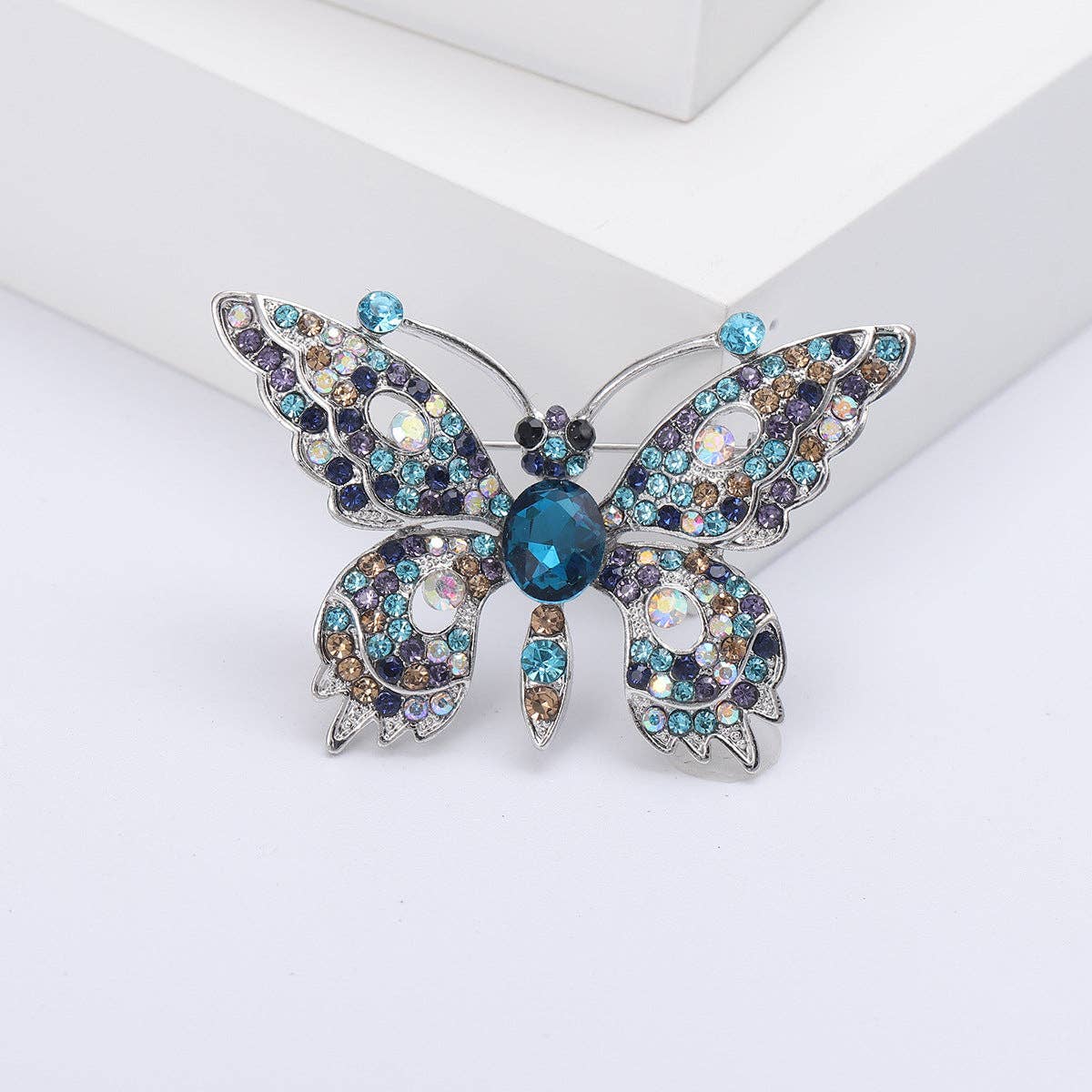 Butterfly  Alloy Rhinestone Brooch