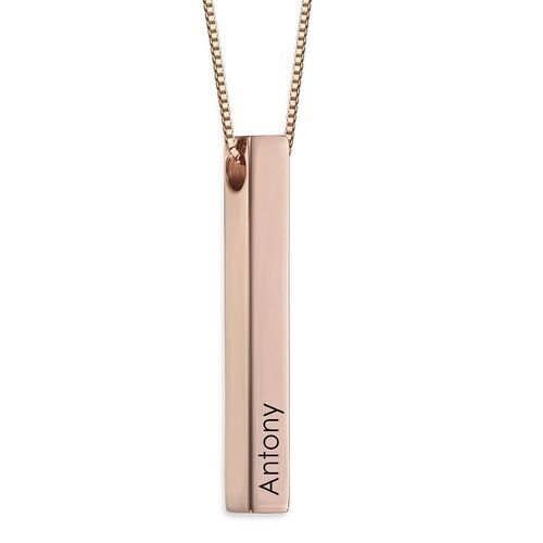Faith Hope Love Bar Pendant