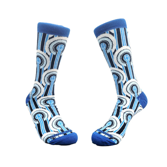 Art Deco Patterned Socks