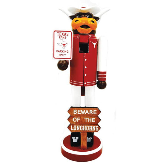 12" Texas Beware of the Longhorns Nutcracker