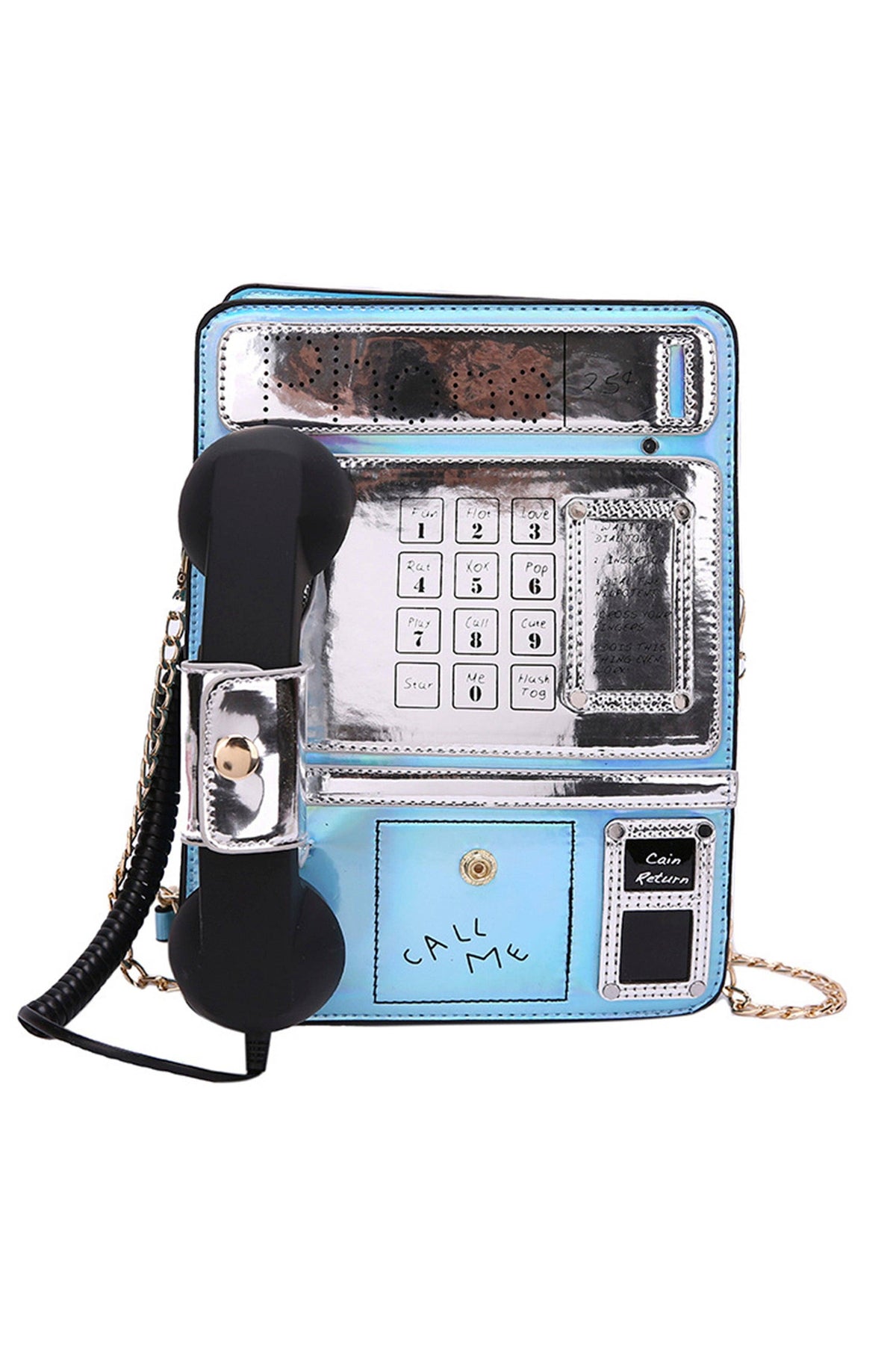 Phone Printed Crossbody Bag