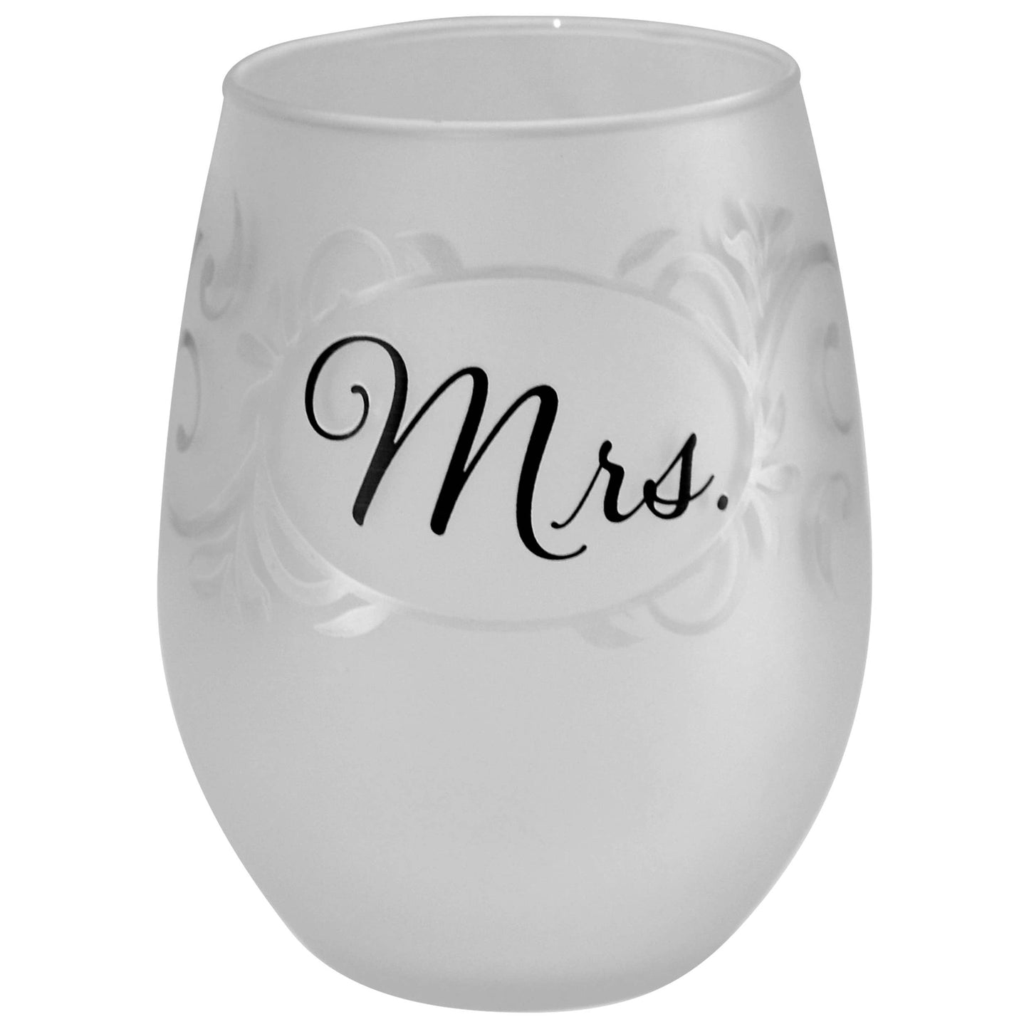 Mr. & Mr. Or Mrs. & Mrs. Stemless - Set of 2