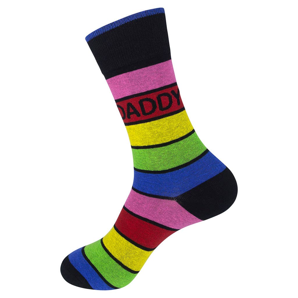 Daddy Gay Rainbow Socks