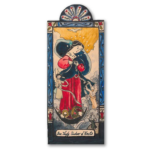 Saint Retablos - Our Lady Undoer of Knots
