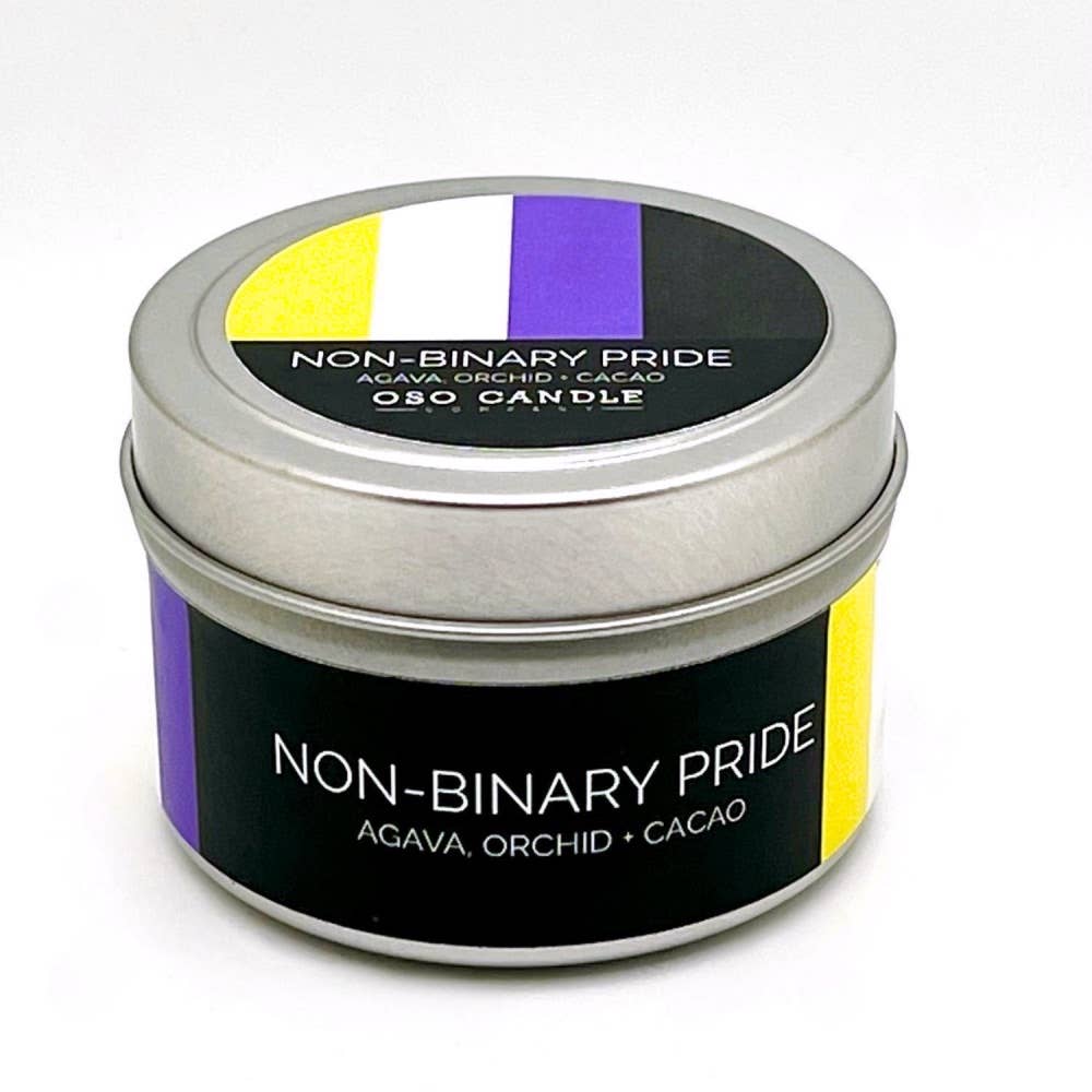Pride Flag Candle Tin Six-Pack - 3 oz Scented Candle Tins