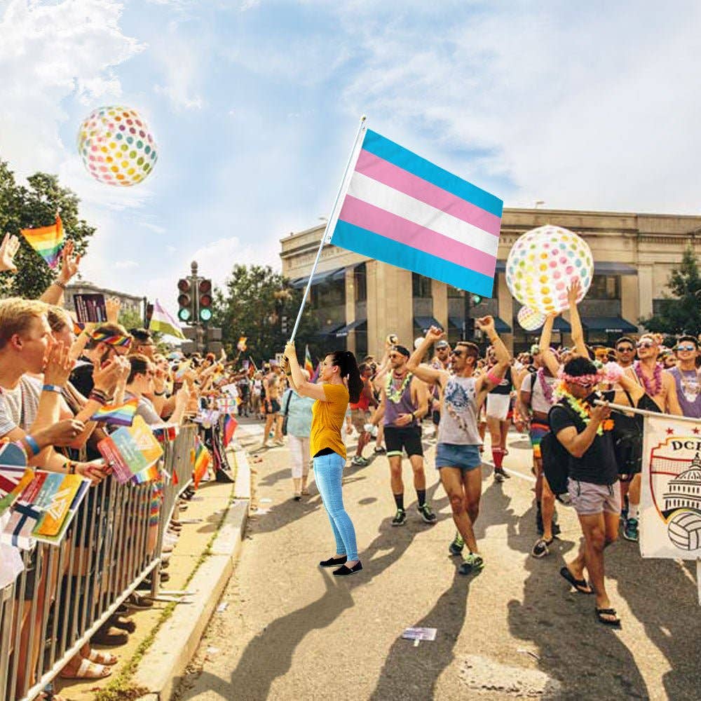 Transgender Flag 3x5ft Poly