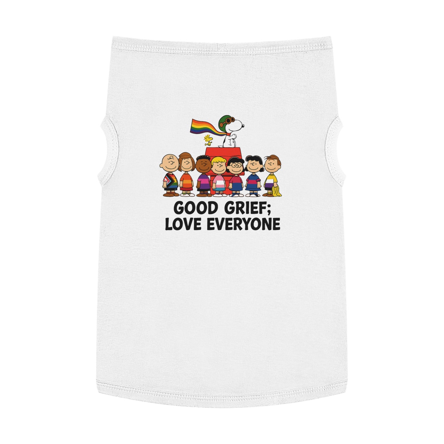 Good Grief, Love Everyone Dog Tee