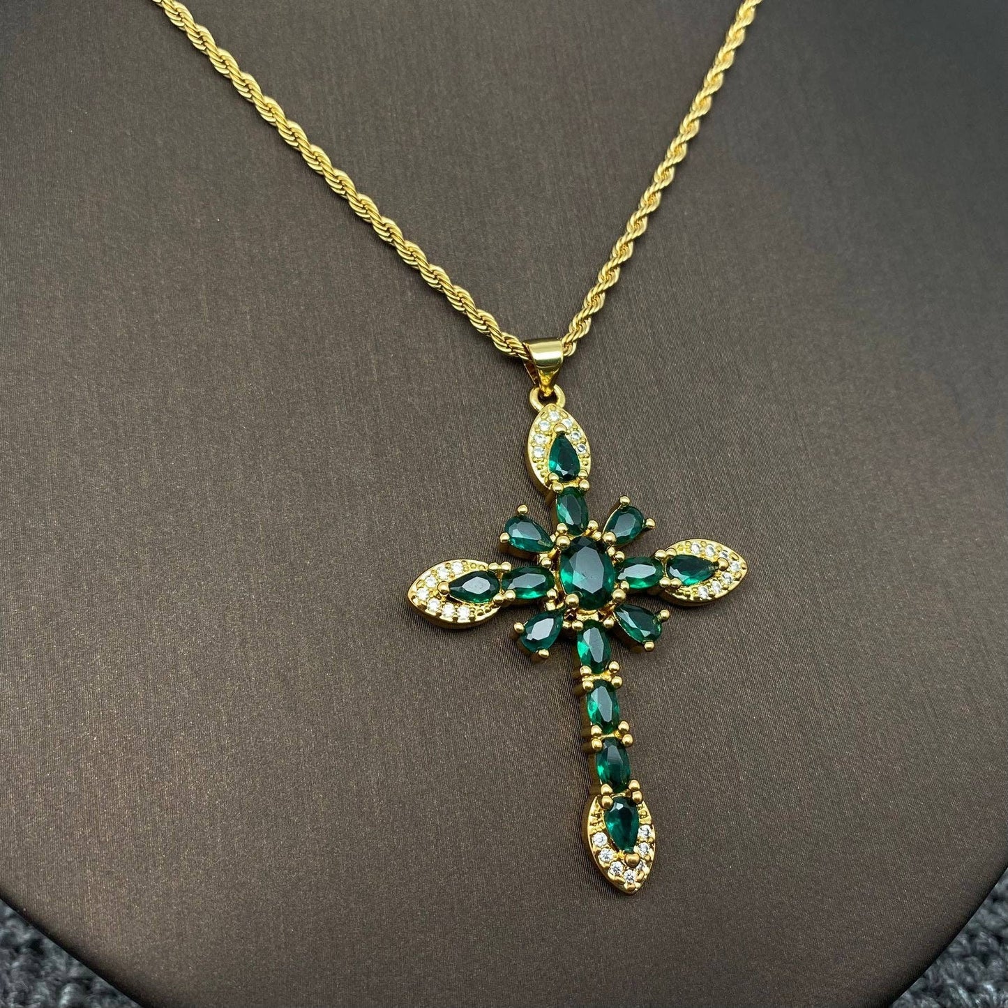 Sparkling Cross Necklace
