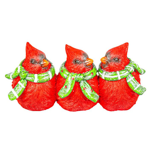 Cozy Cardinals Tabletop Trio