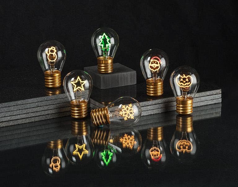Santa Neon LED Lightbulb