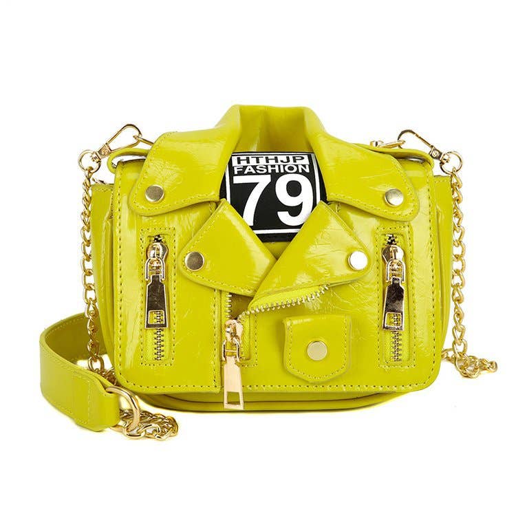 PU Jacket Crossbody Bags