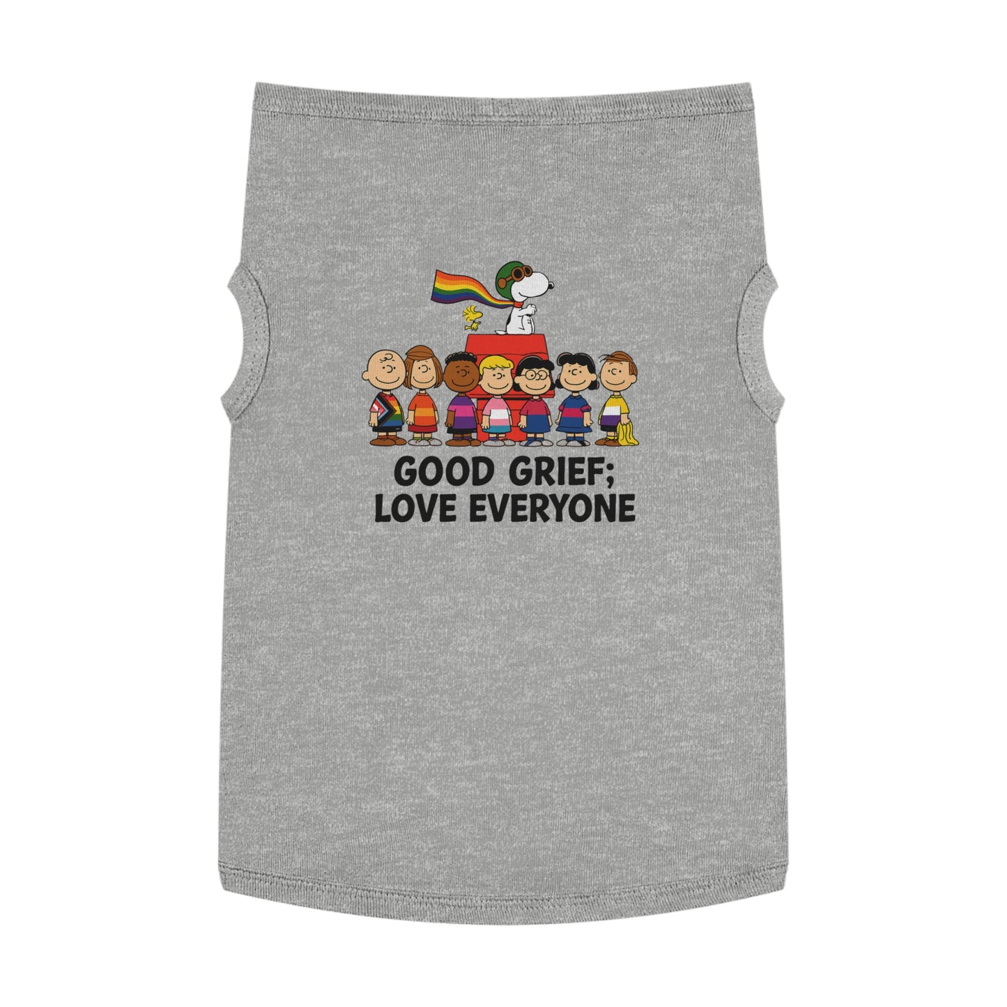Good Grief, Love Everyone Dog Tee