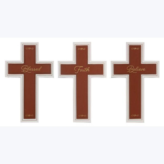 Wood Faith Group Tabletop Cross