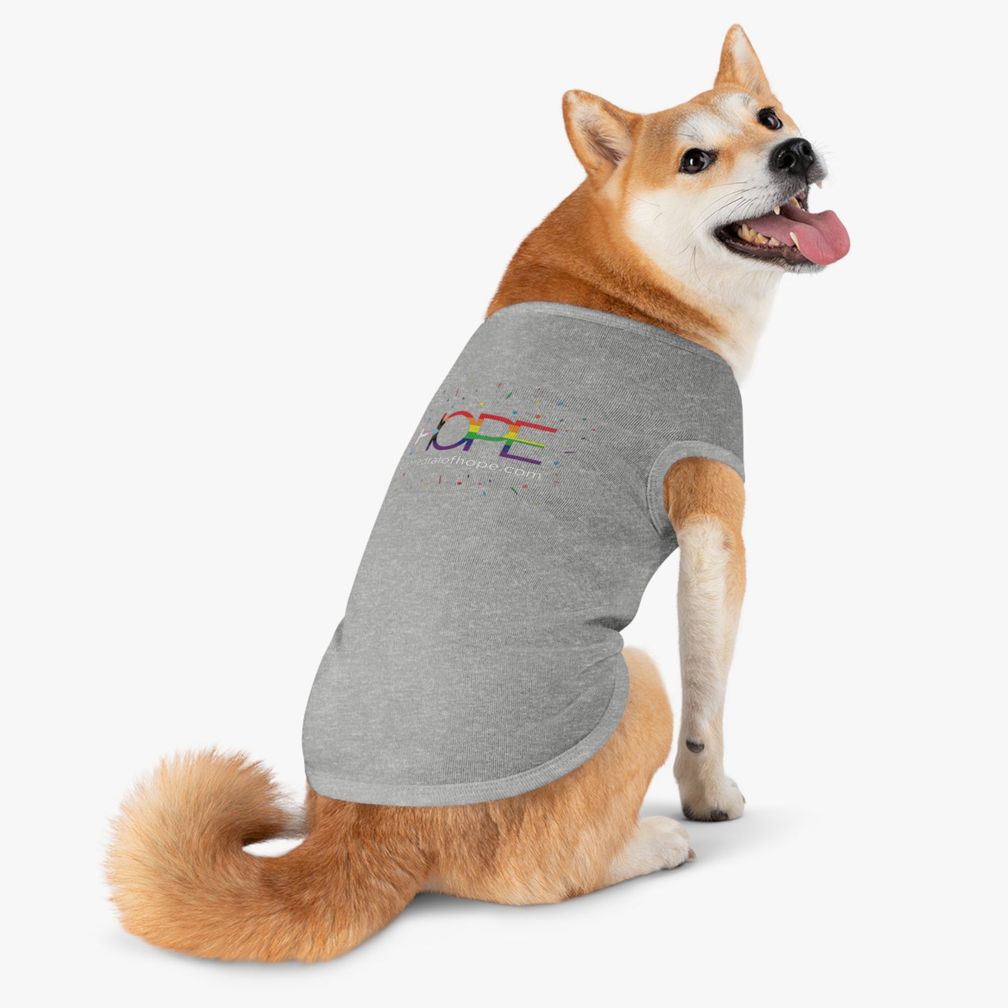 Hope Progress Pride Dog Tee
