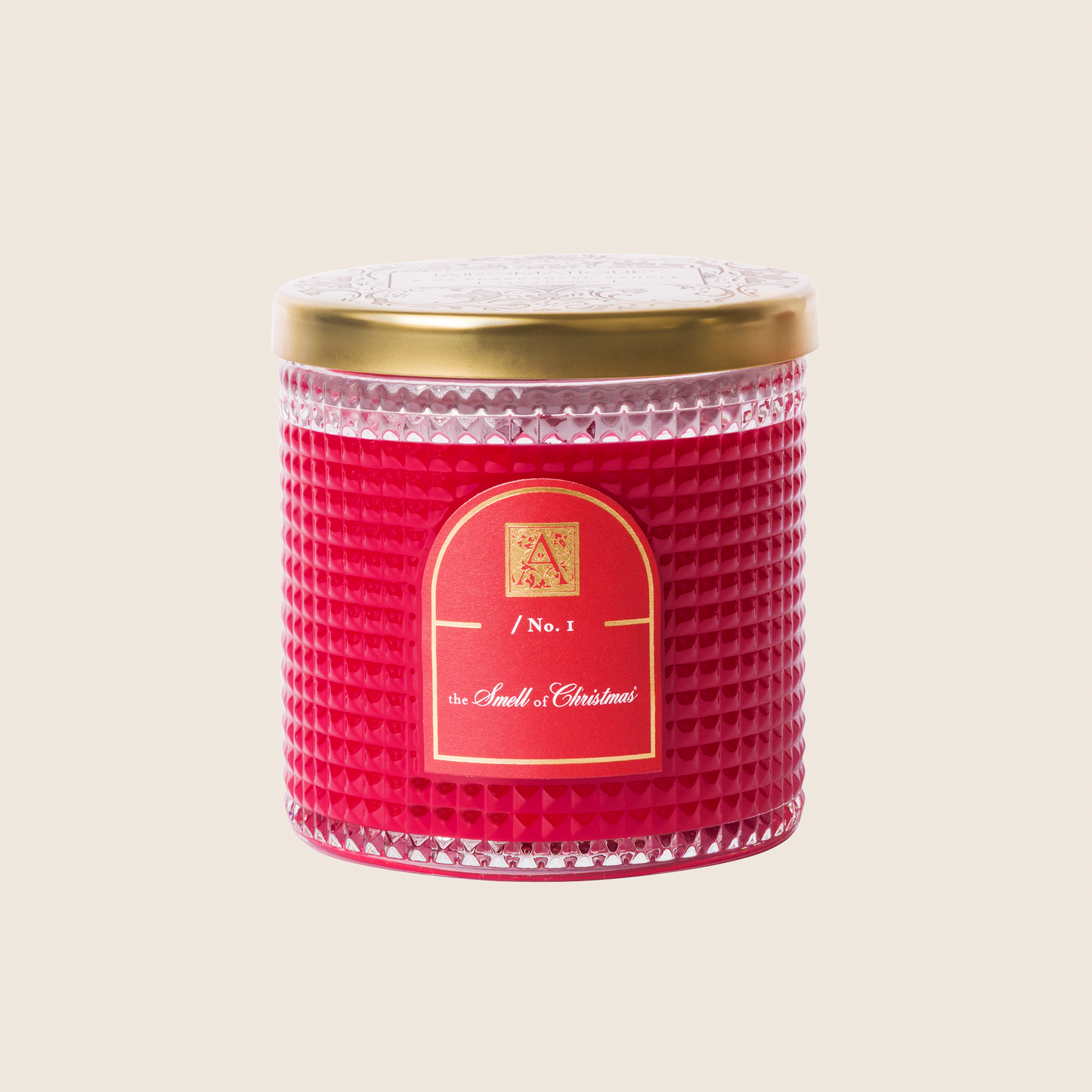 The Smell of Christmas - Textured Glass Candle