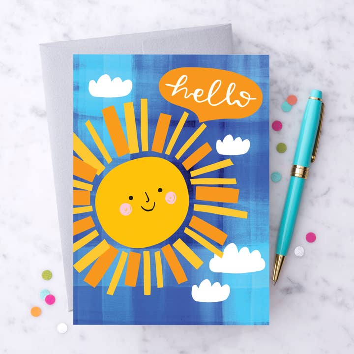 "Hello Sunshine!" Thinking of You Greeting Card