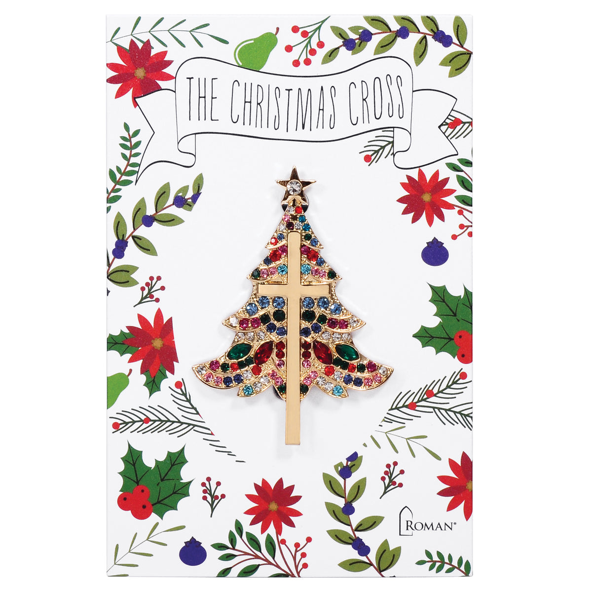 Xmas Cross Tree Pins