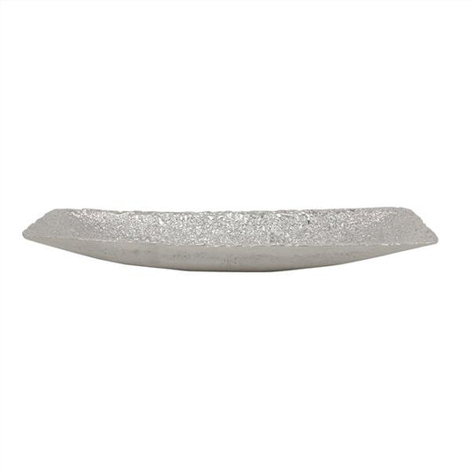 Alumnum Silver Rectangular Bowl
