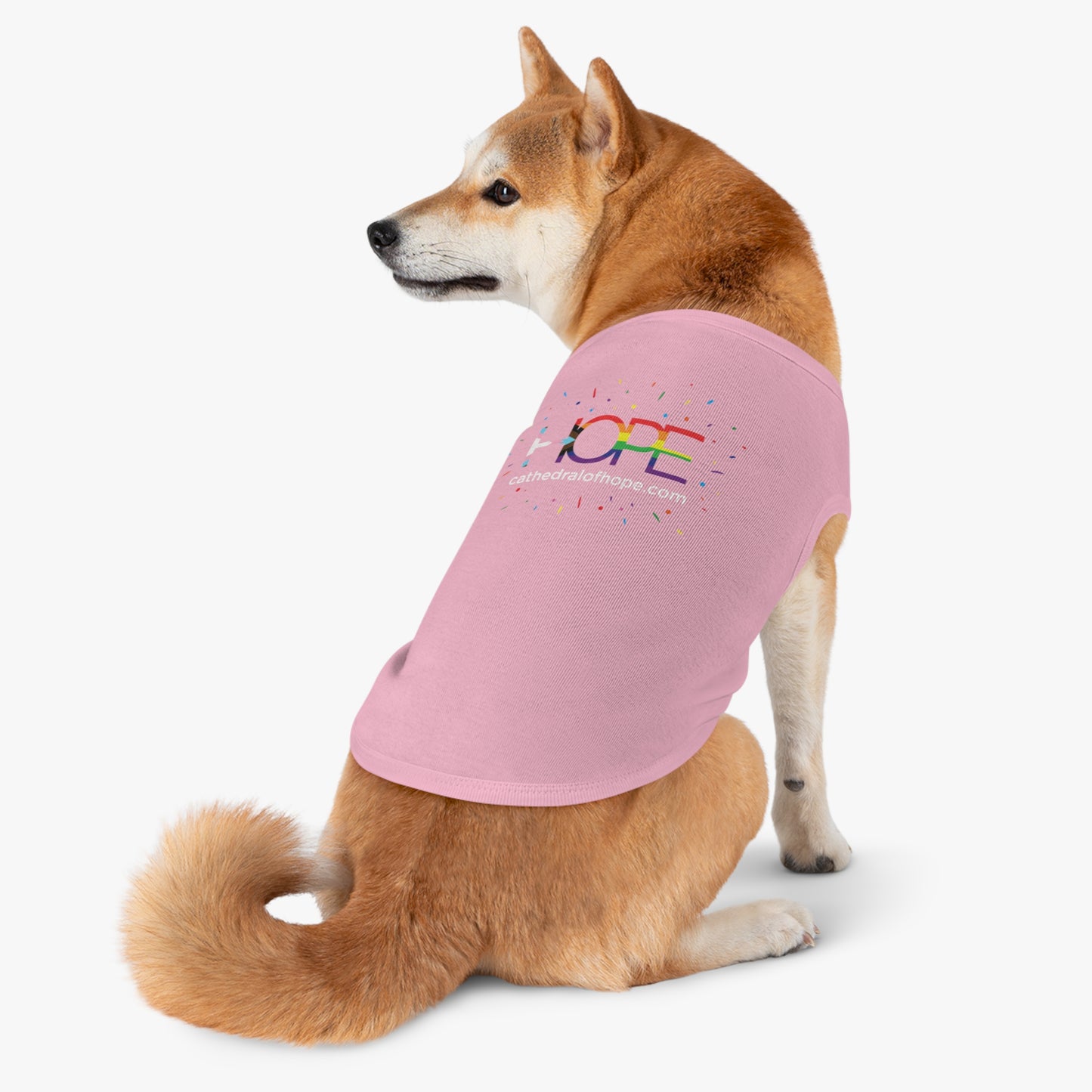 Hope Progress Pride Dog Tee