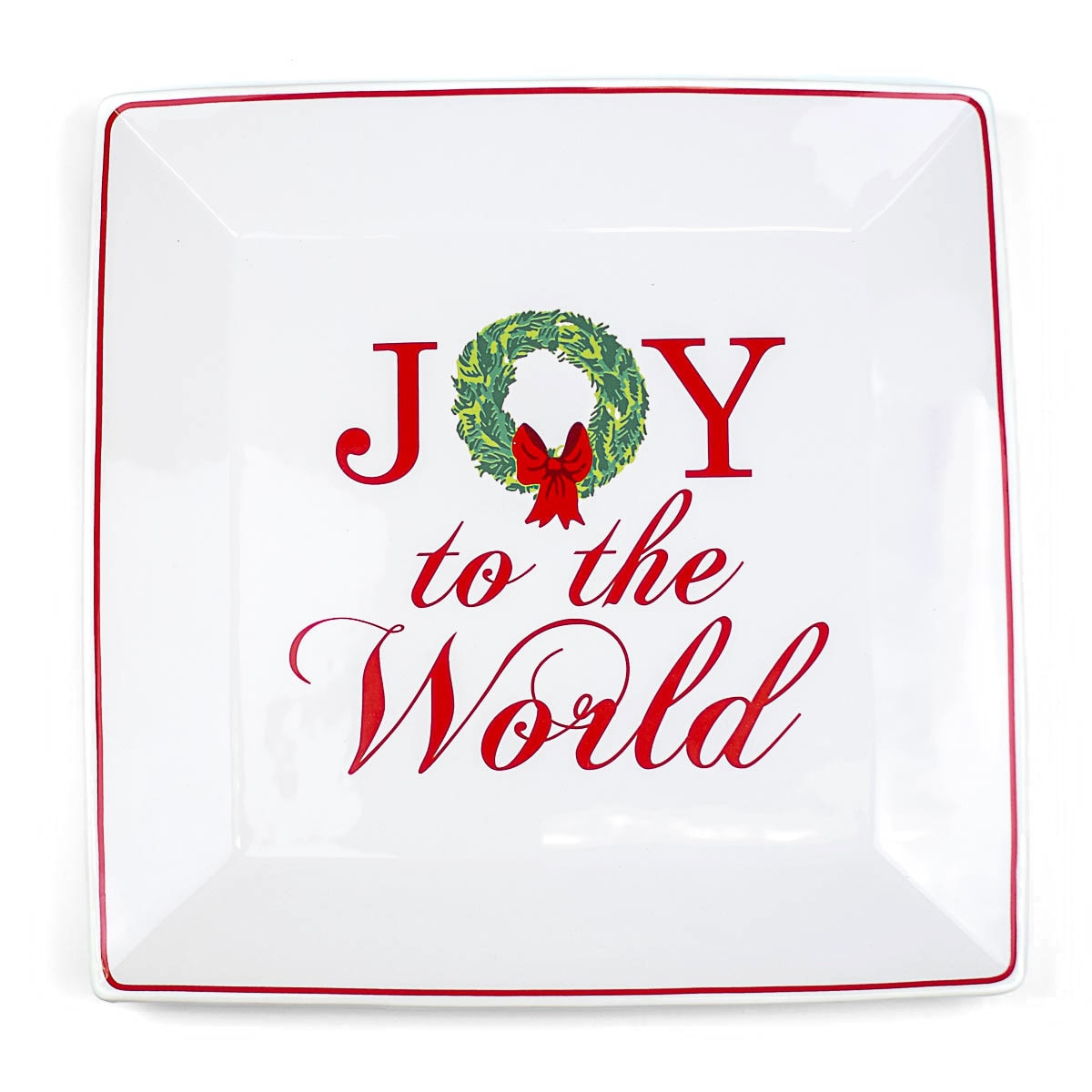 Grand Joy Wreath Platter