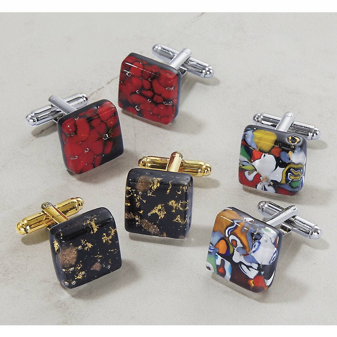 Murano Glass Cuff Links