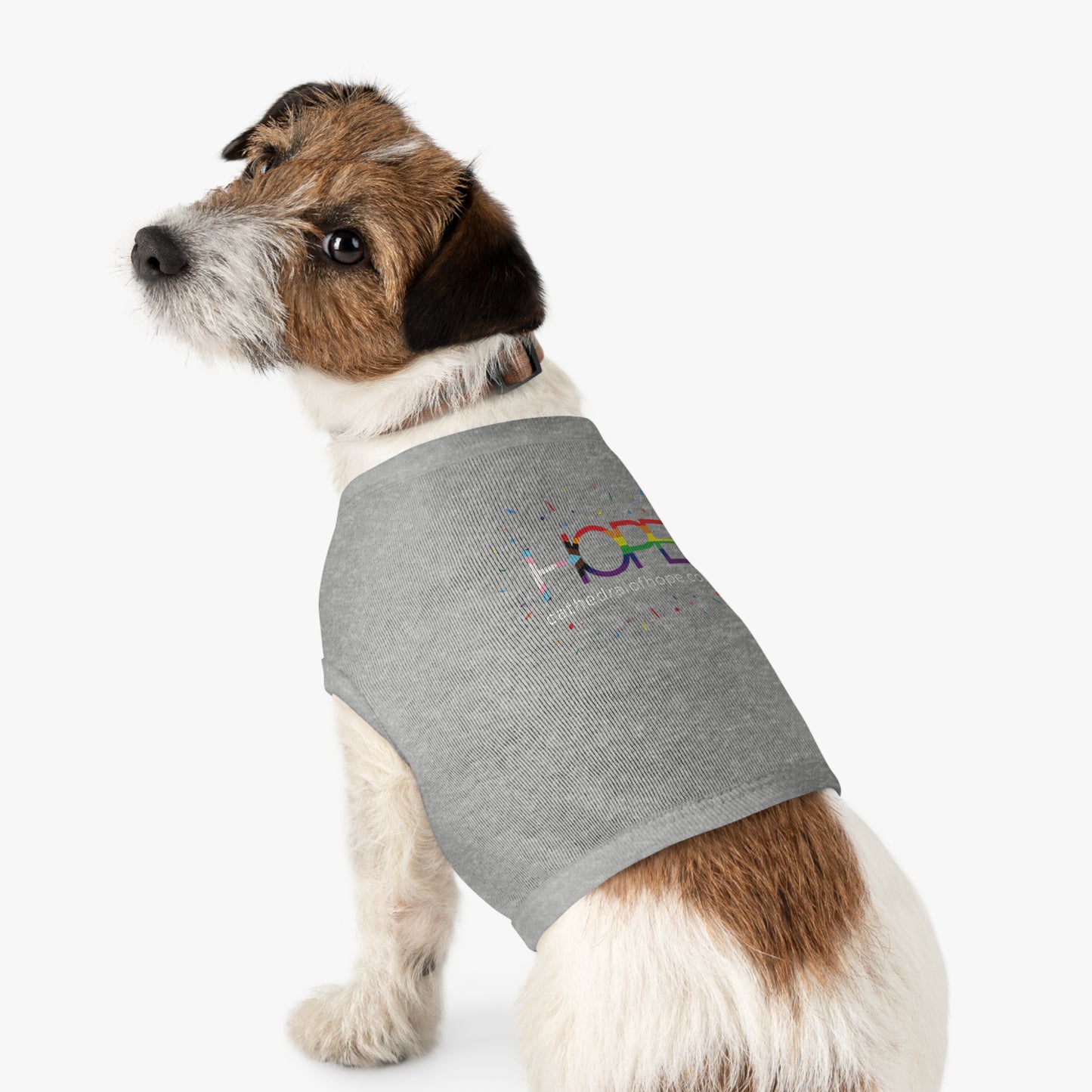 Hope Progress Pride Dog Tee