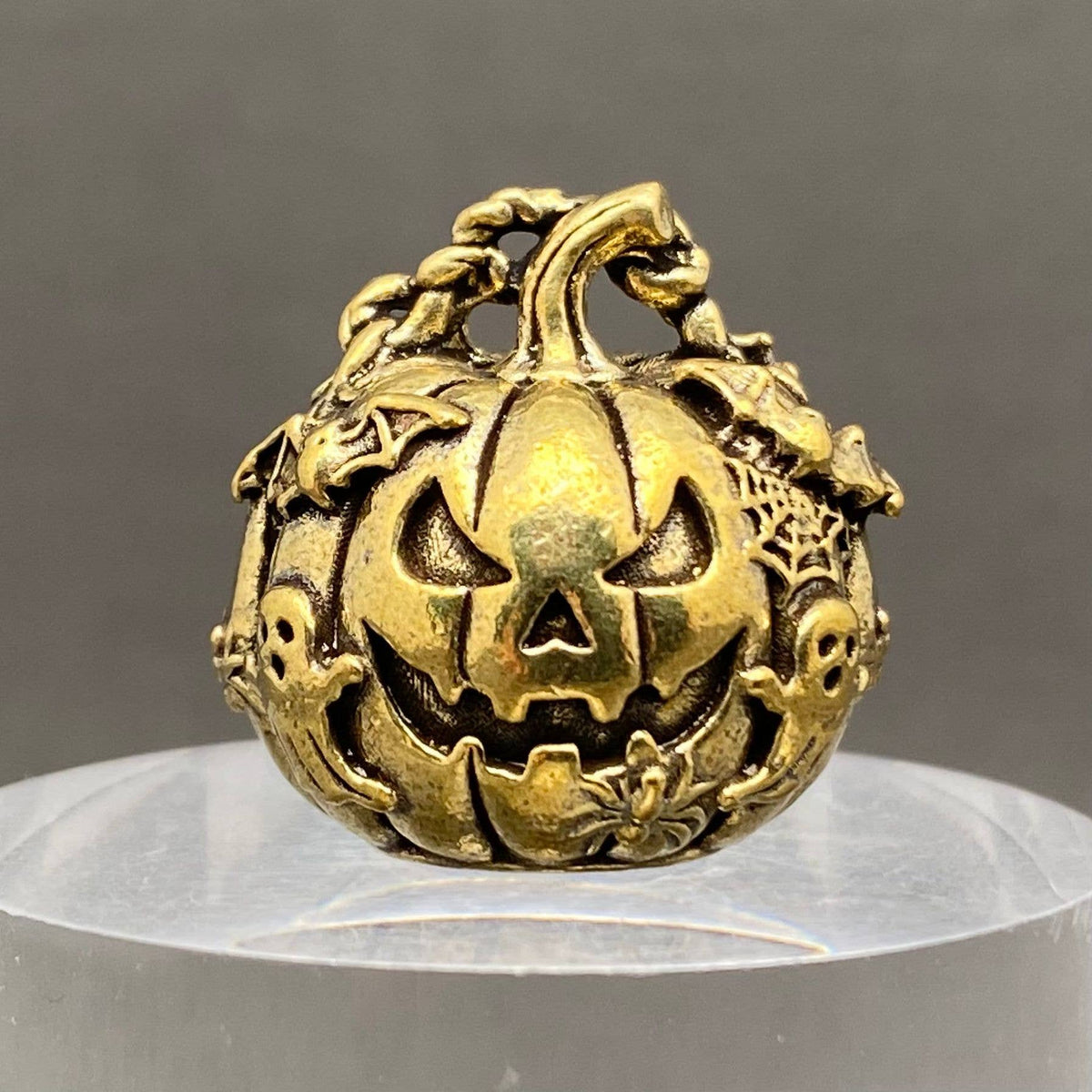 Halloween Pumpkin Brass Crafts Desktop Ornaments