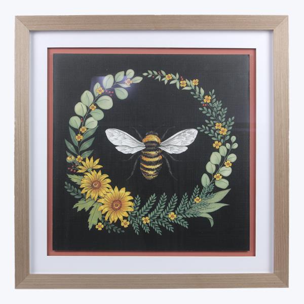 Queen Bee Under Glass Art