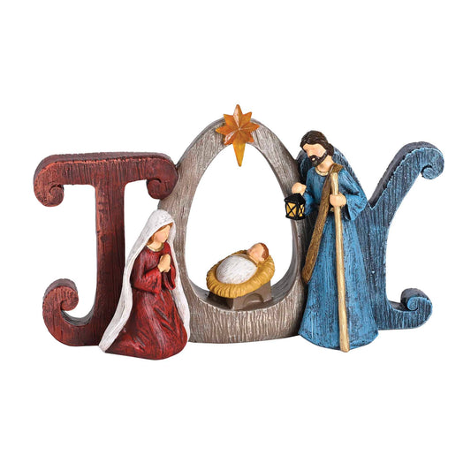 Nativity 1 Piece 4.75H Joy Holy Family
