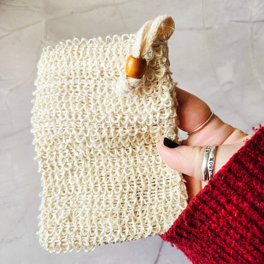 Natural Sisal Soap Bag